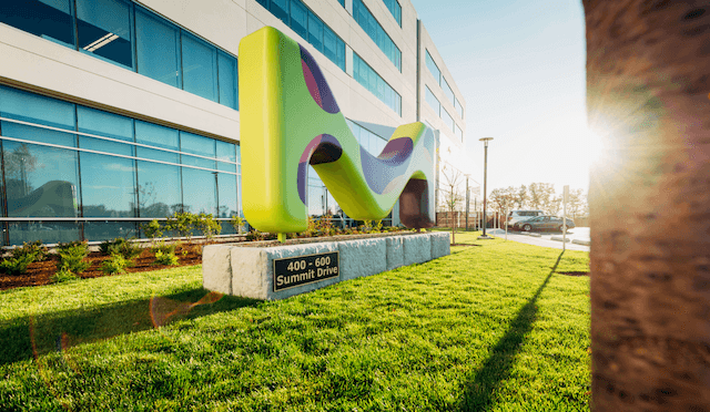 Abstract colorful ink clouds on dark background
